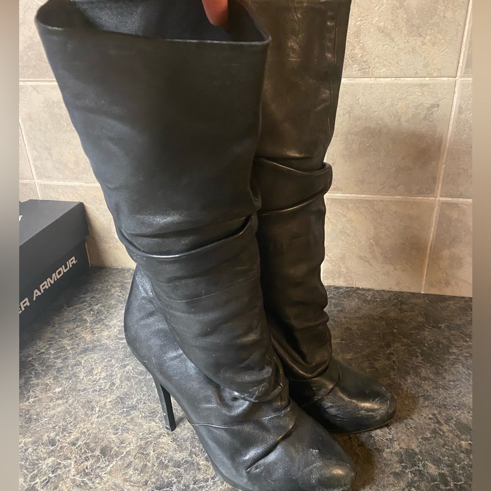 Black Platform Heels